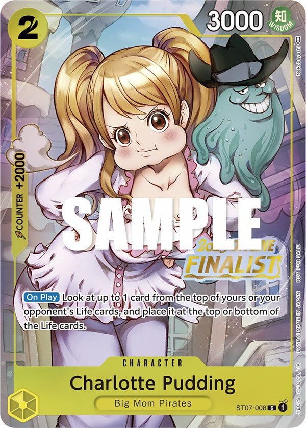 Collection of Charlotte Pudding (Offline Regional 2023) [Finalist] [One Piece Promotion Cards] in a gallery layout