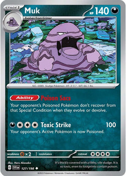 Collection of Muk (127/198) [Scarlet & Violet: Base Set] in a gallery layout