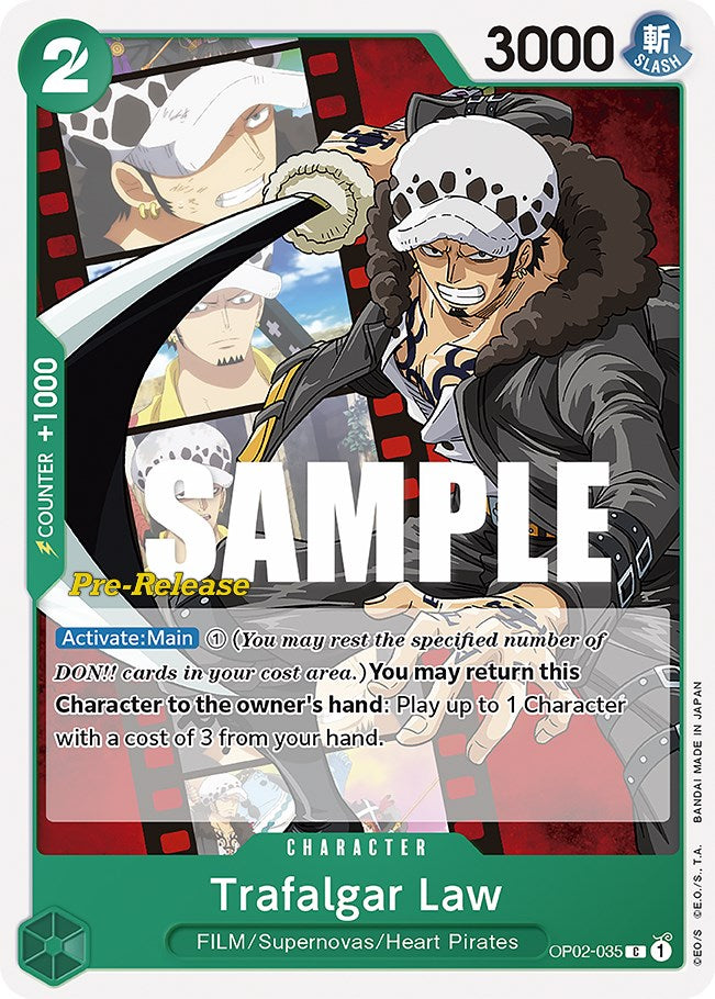 Collection of Trafalgar Law [Paramount War Pre-Release Cards] in a gallery layout