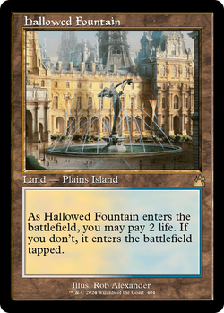 Collection of Hallowed Fountain (Retro) [Ravnica Remastered] in a gallery layout