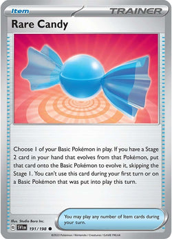 Collection of Rare Candy (191/198) [Scarlet & Violet: Base Set] in a gallery layout