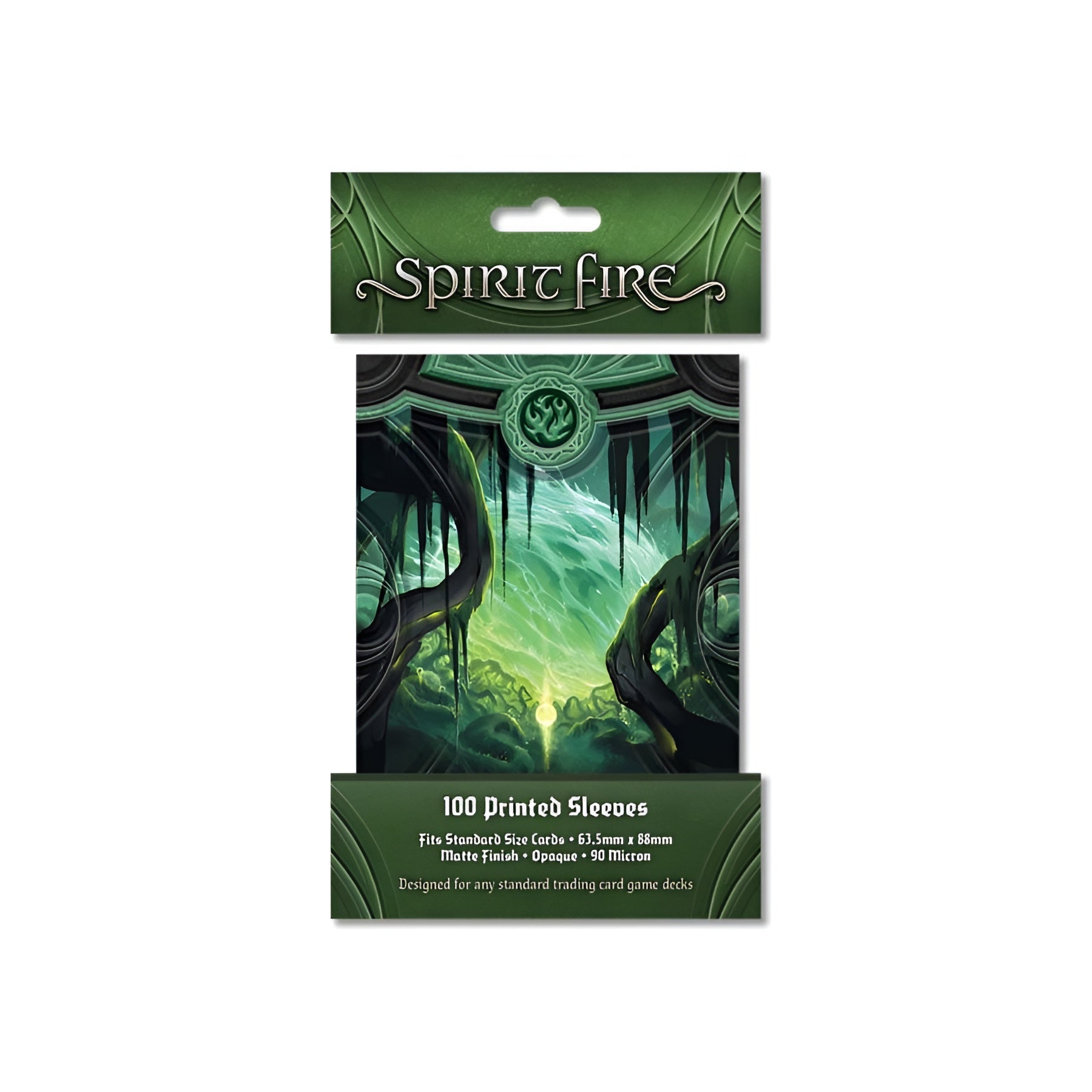Spirit Fire: Opaque Printed Sleeves: Biodome [Green] (PREORDER)