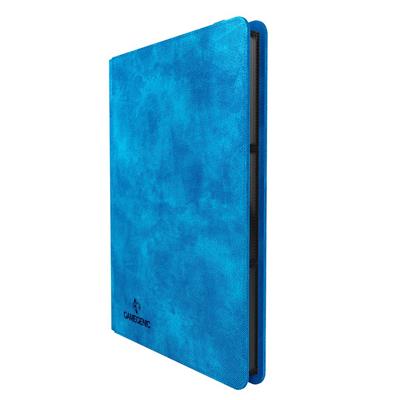Blue Prime Album by Gamegenic, an 18-pocket binder designed for organizing trading cards and collectibles.