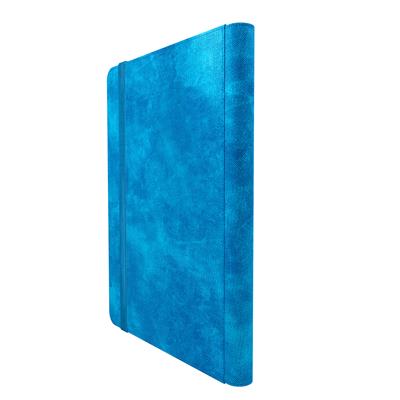 Gamegenic Blue Prime Album, an 18-pocket binder designed for organizing trading cards, featuring a vibrant blue cover.
