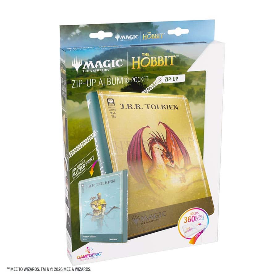 Magic: The Gathering | The Hobbit Zip-Up Album 18-Pocket - Gleaming Splendor/The King of Dale