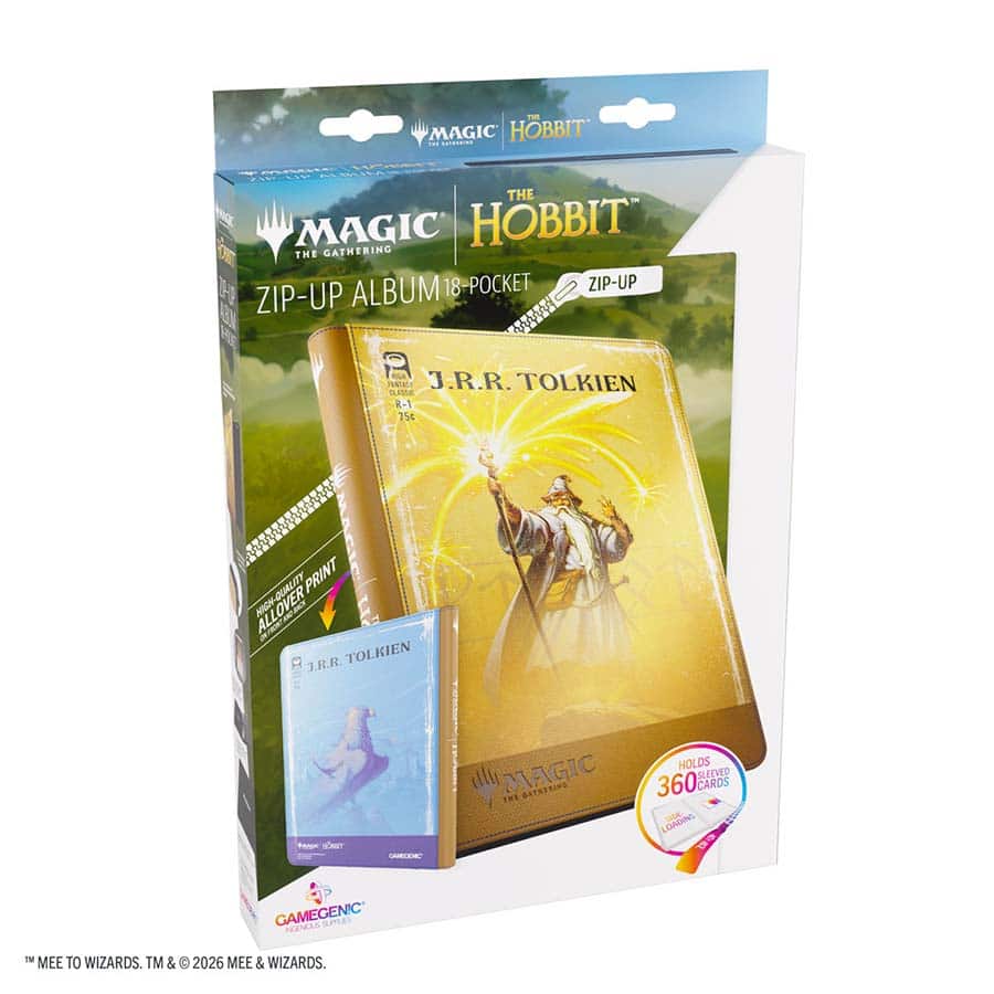 Magic: The Gathering | The Hobbit Zip-Up Album 18-Pocket - Gandalf, Goblin's Bane/The Lord of the Eagles