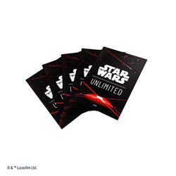 Image of Gamegenic Sleeves: Star Wars Unlimited - Card Back - Red