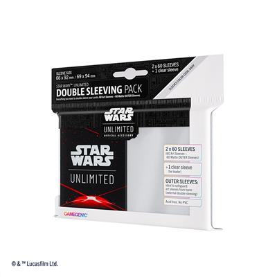 Star Wars: Unlimited Double Sleeving Pack Space Red (2X60)