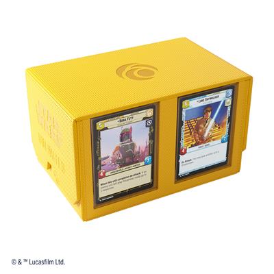 Gamegenic Deck Box: Star Wars Unlimited - Double Deck Pod - Yellow