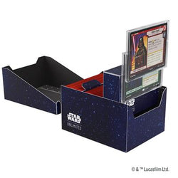 Image of Gamegenic Deck Box: Star Wars Unlimited - Twin Suns Soft Crate - Blue (PREORDER)