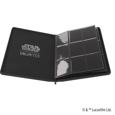 Star Wars Unlimited: Zip-Up Album 18-Pocket - Black (PREORDER)