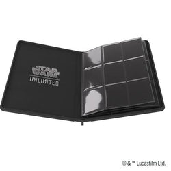 Image of Star Wars Unlimited: Zip-Up Album 18-Pocket - Black (PREORDER)