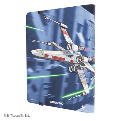 Gamegenic Star Wars Unlimited Casual Album featuring an 18-pocket design with an X-Wing starfighter illustration.