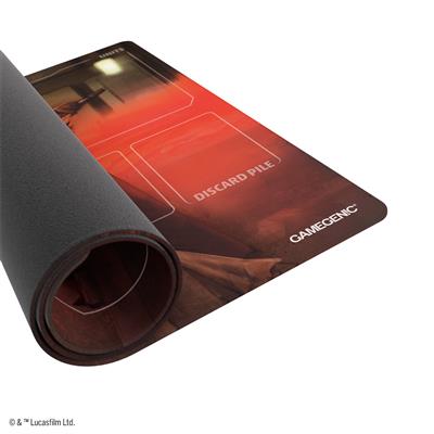 Gamegenic Playmat featuring Star Wars Unlimited design with Baylan and Shin Hati, ideal for tabletop gaming and card play.