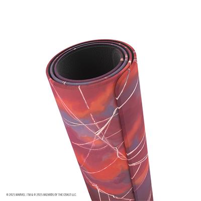 Magic: The Gathering - Marvel's Spider-Man Shiny Playmat - Spider-Man Mountain
