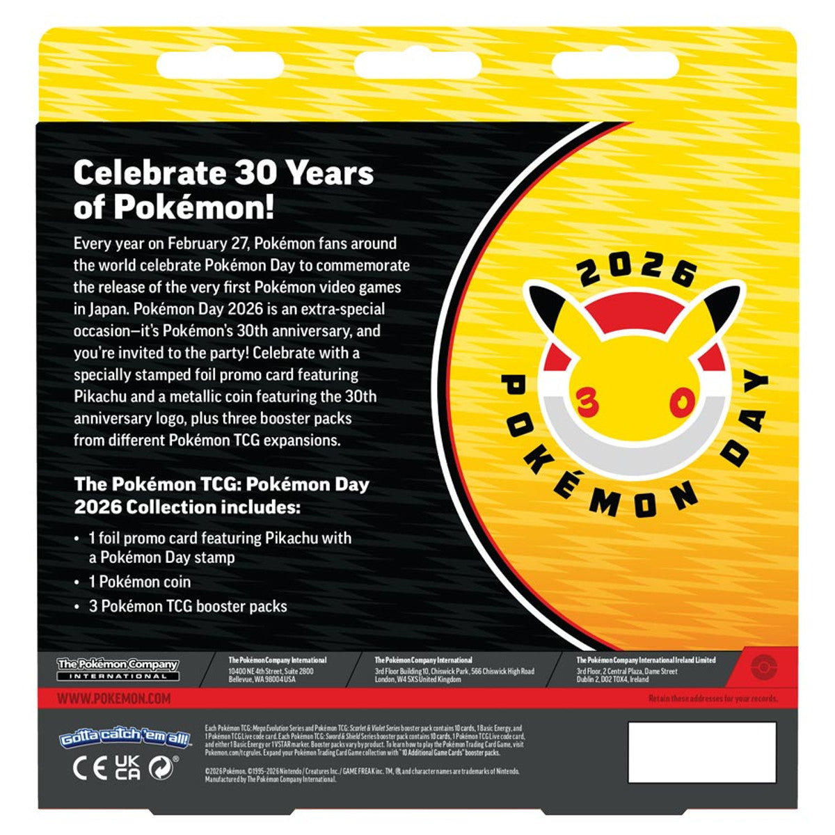 Pokemon TCG: Pokemon Day 2026 Collection