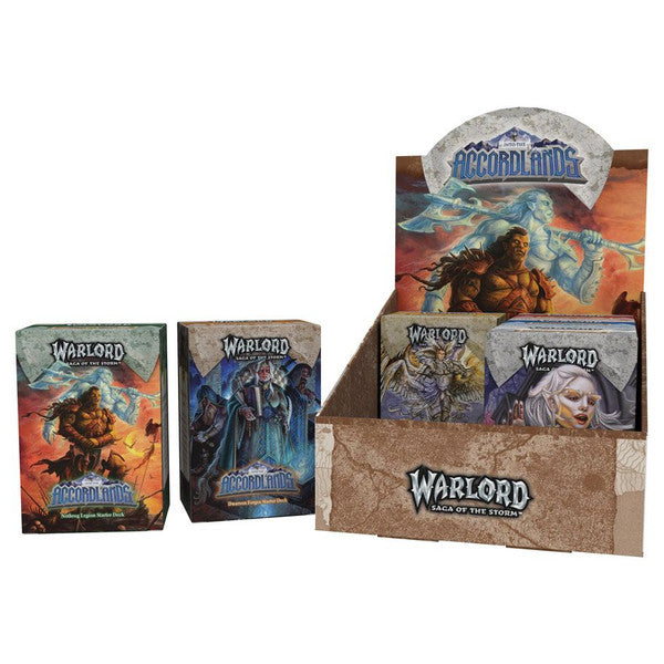 Warlord: Saga of the Storm - Into the Accordlands - Starter Deck Display (PREORDER)