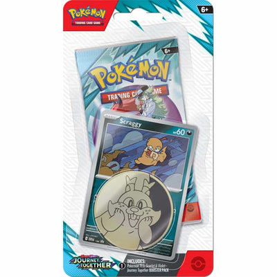 Pokemon TCG: Journey Together - Checklane Blister - Scraggy
