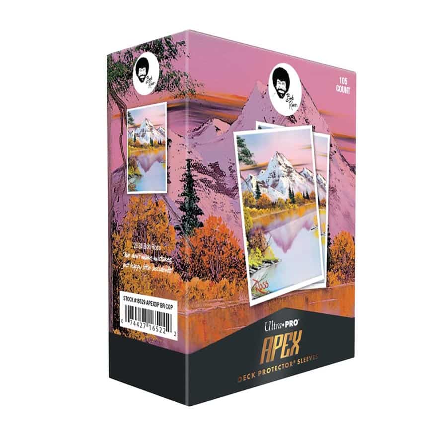 Ultra Pro APEX Card Sleeves: Bob Ross - Mighty Mountain Lake (105-pack)