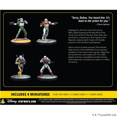 Star Wars: Shatterpoint - Delta Squad, Form Up Squad Pack