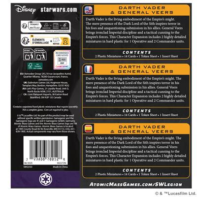 Star Wars: Legion - Darth Vader & General Veers Character Expansion (PREORDER)