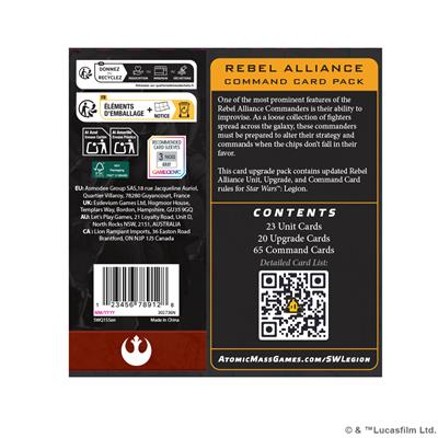 Star Wars: Legion - Rebel Alliance Command Card Pack (PREORDER)