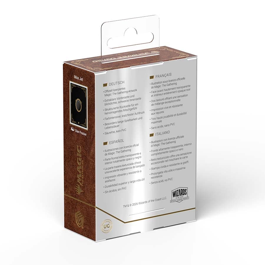 Ultimate Guard:  Art Sleeves Magic: The Gathering "Mox Collection" - Jet