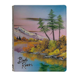 Collection of Ultra Pro Zippered Pro Binder: Bob Ross Mighty Mountain Lake - 9-Pocket (PREORDER) in a gallery layout