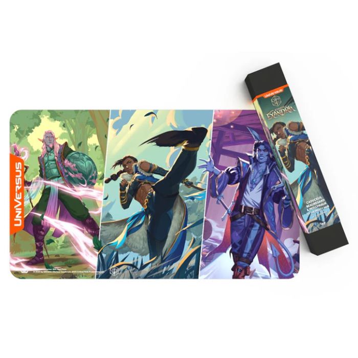 UniVersus: Critical Role: Heroes of Exandria - Playmat - Caduceus, Beauregard, and Mallymauk (PREORDER)