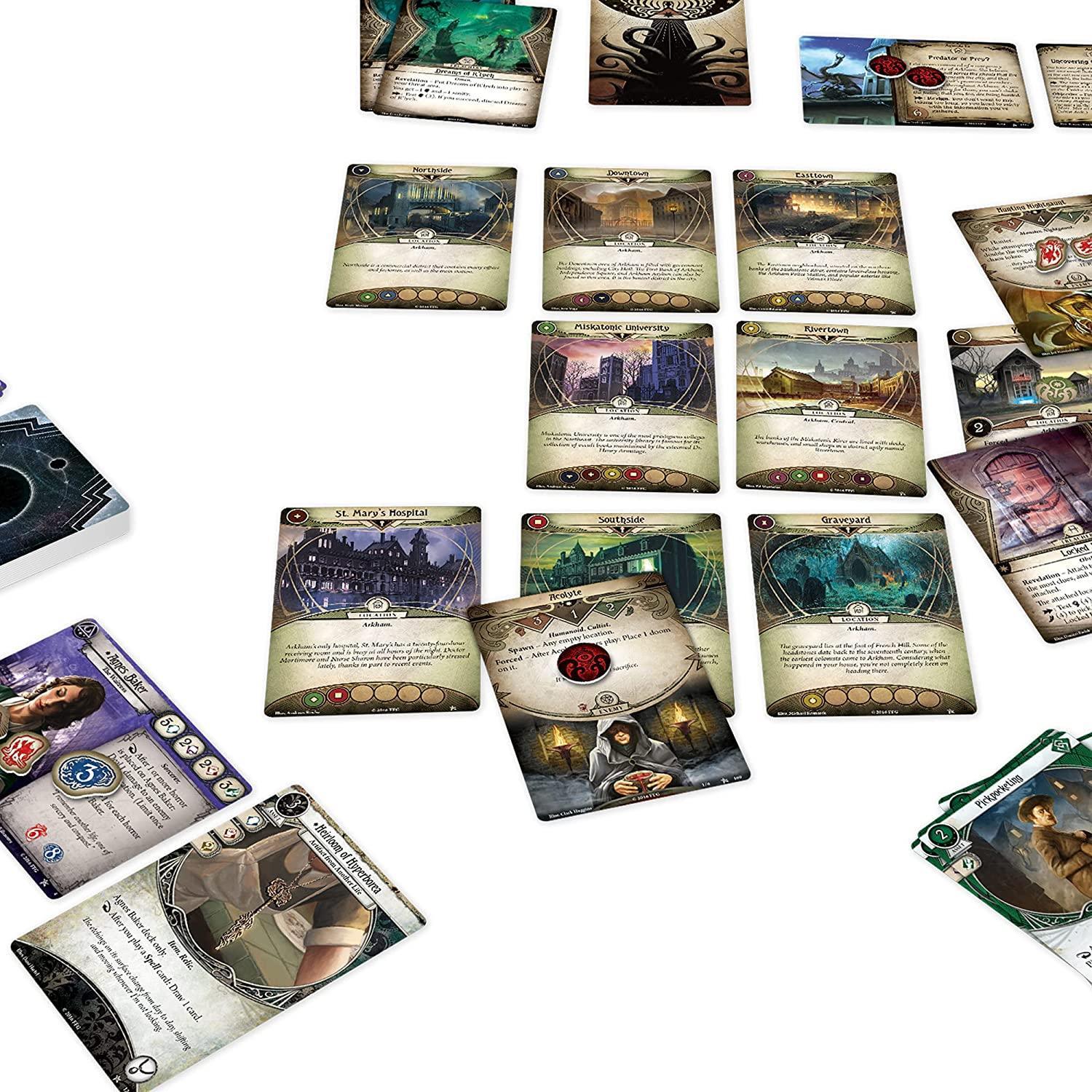 Collection of Arkham Horror LCG: The Card Game in a gallery layout