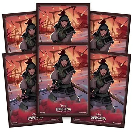 Disney Lorcana Card Sleeves - Mulan (65-Pack)