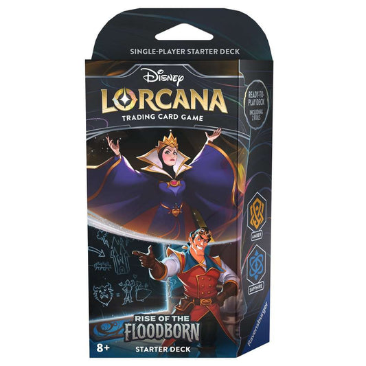 Disney Lorcana: Rise of the Floodborn Starter Deck (Amber & Sapphire)