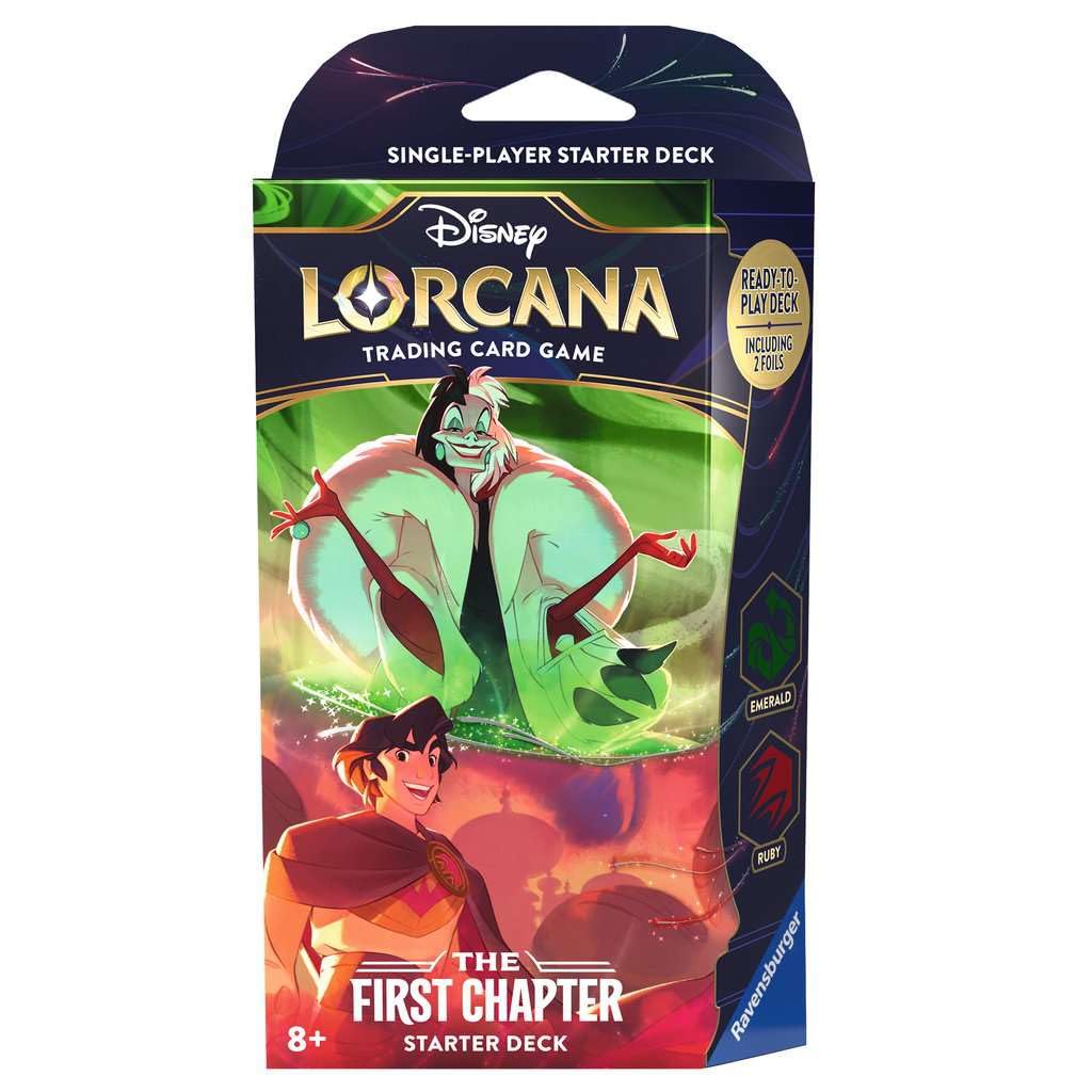 Disney Lorcana: The First Chapter Starter Deck (Emerald & Ruby)