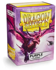 Dragon Shield Sleeves Purple (100) - Wulf Gaming