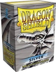 Dragon Shield Sleeves Silver (100) - Wulf Gaming