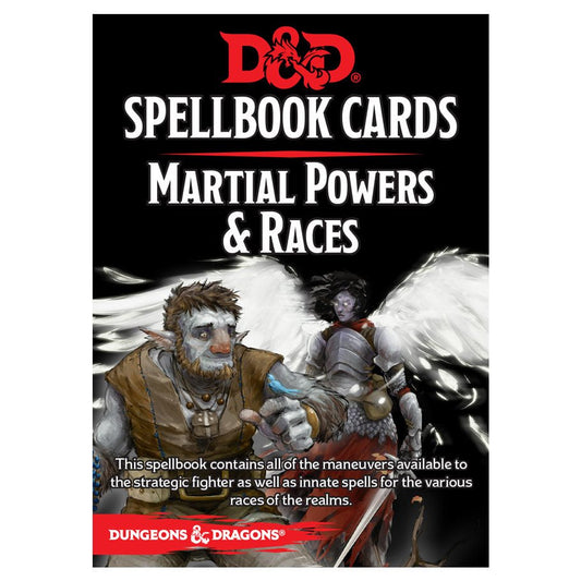 Dungeons & Dragons 5E: Spellbook Cards: Martial Powers and Race Deck