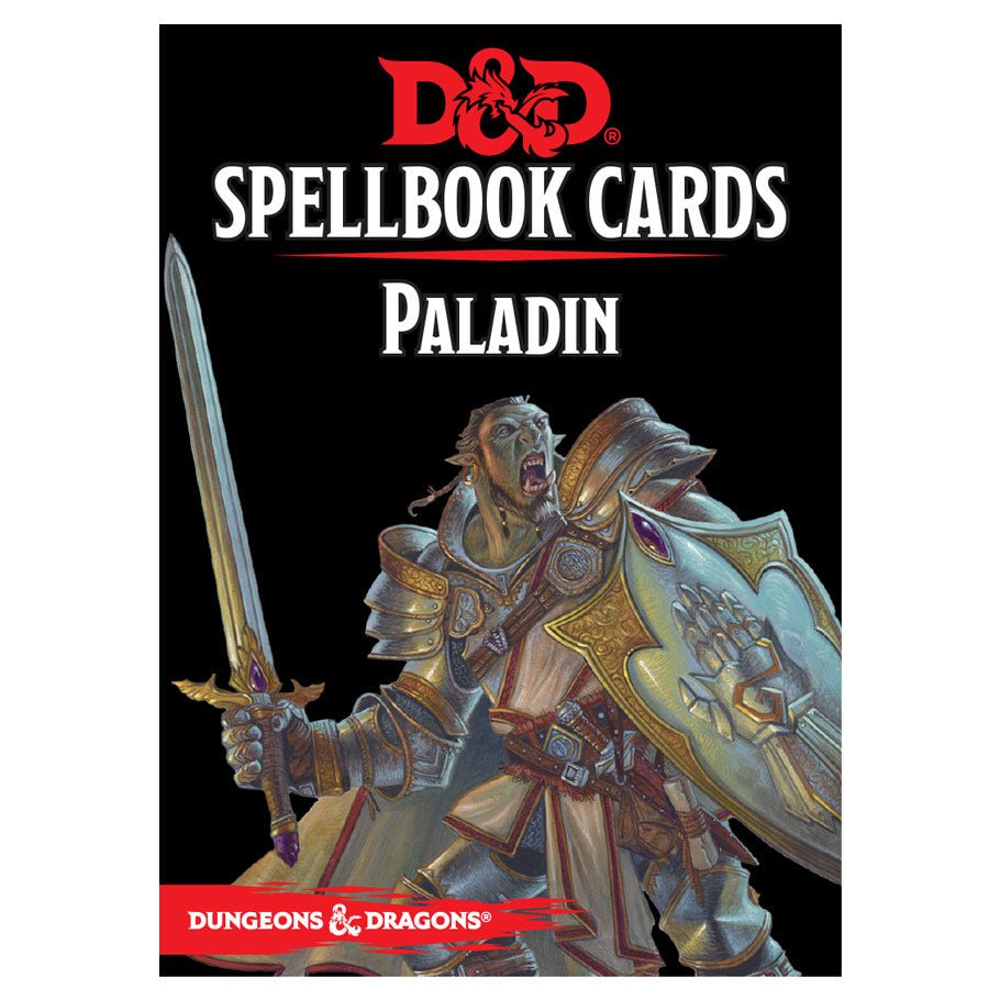 Dungeons & Dragons 5E: Spellbook Cards: Paladin