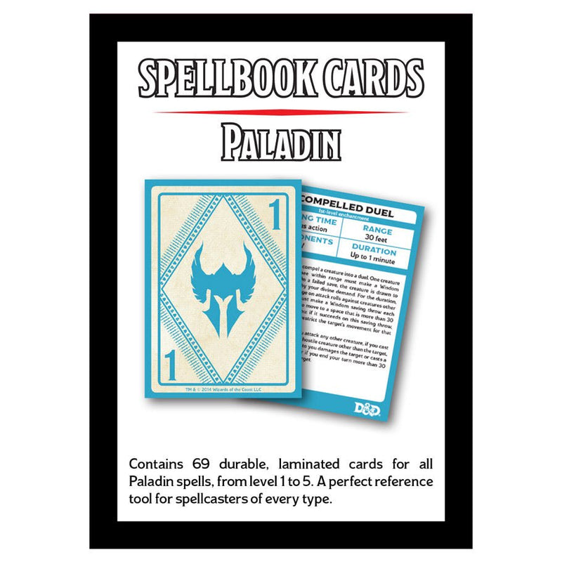 Dungeons & Dragons 5E: Spellbook Cards: Paladin