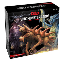 Collection of Dungeons & Dragons: Epic Monster Cards in a gallery layout