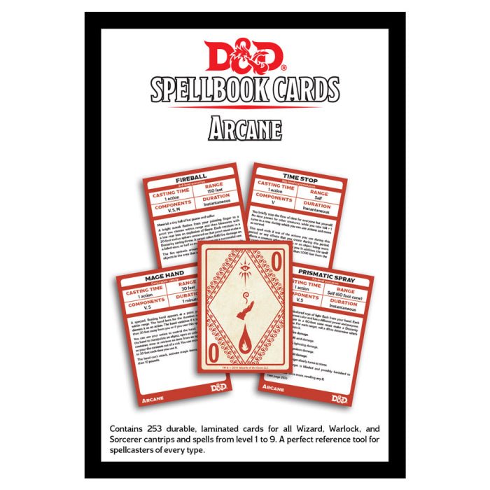 Dungeons & Dragons: Spellbook Cards: Arcane