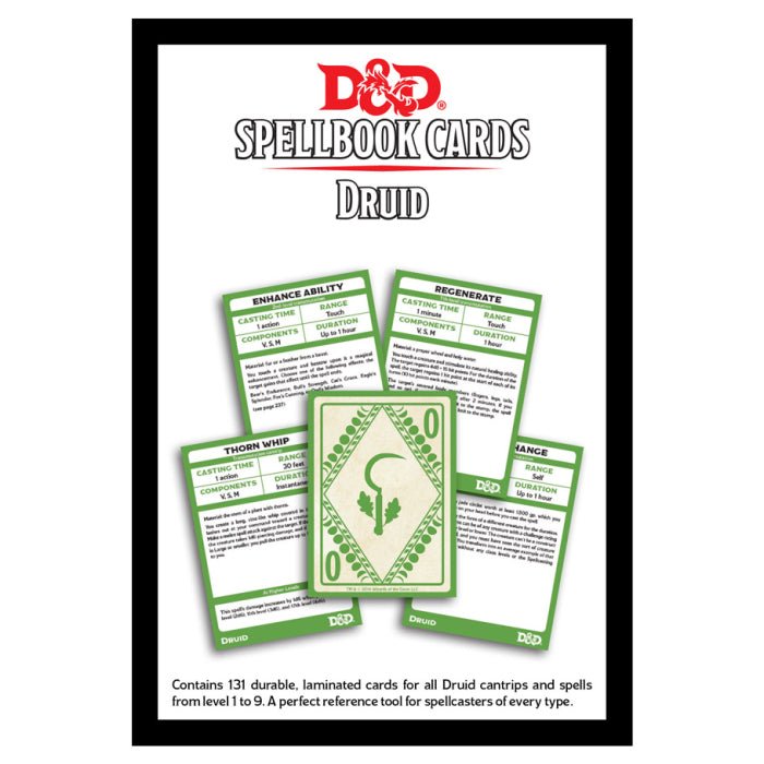 Dungeons & Dragons: Spellbook Cards: Druid