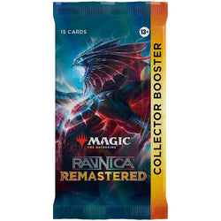 Collection of Magic: The Gathering Ravnica Remastered Collector Booster Pack in a gallery layout