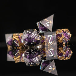 Image of Misty Mountain Gaming: Flower Spirit Sharp-Edged Resin Dice Set