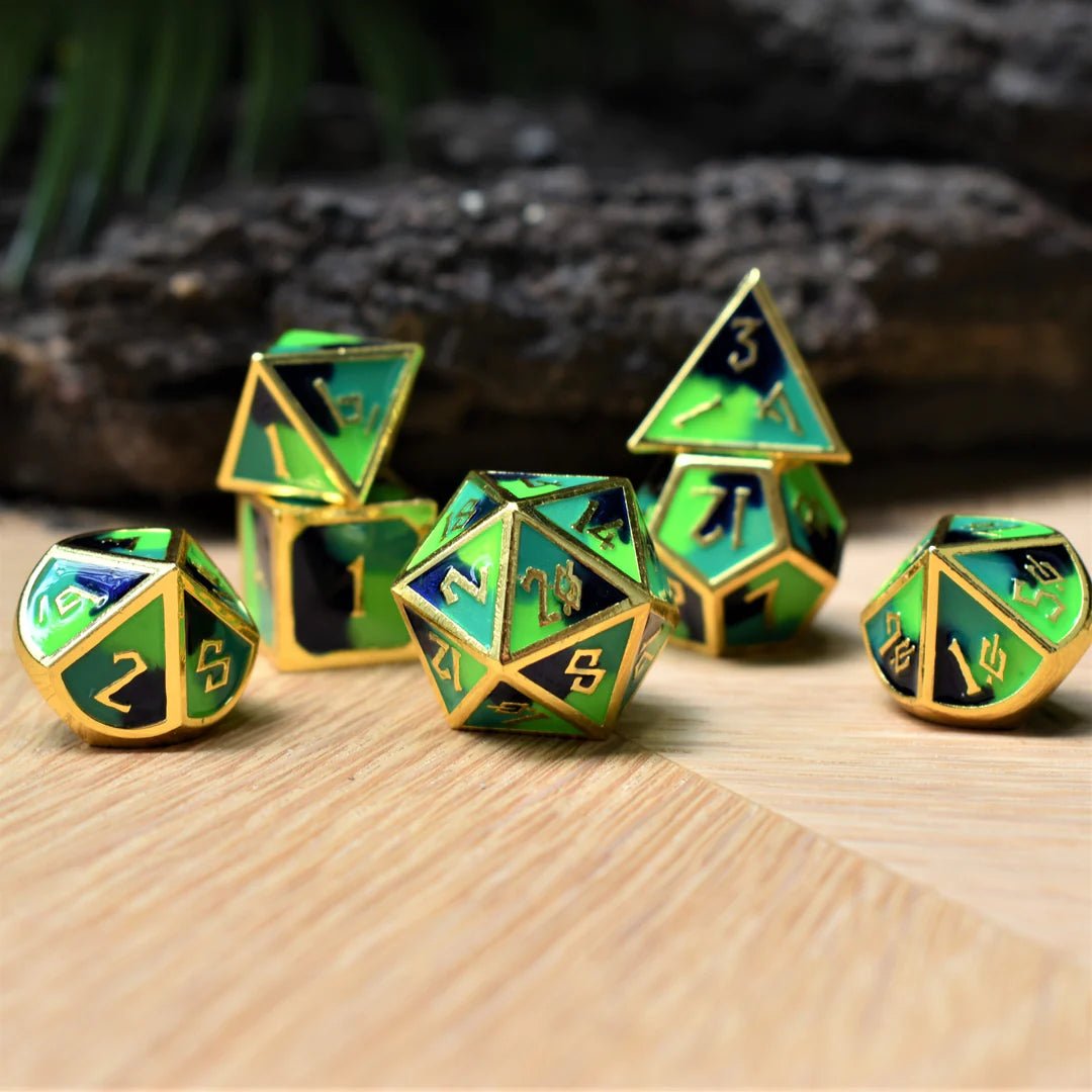 Misty Mountain Gaming: Mother Earth Metal Dice Set
