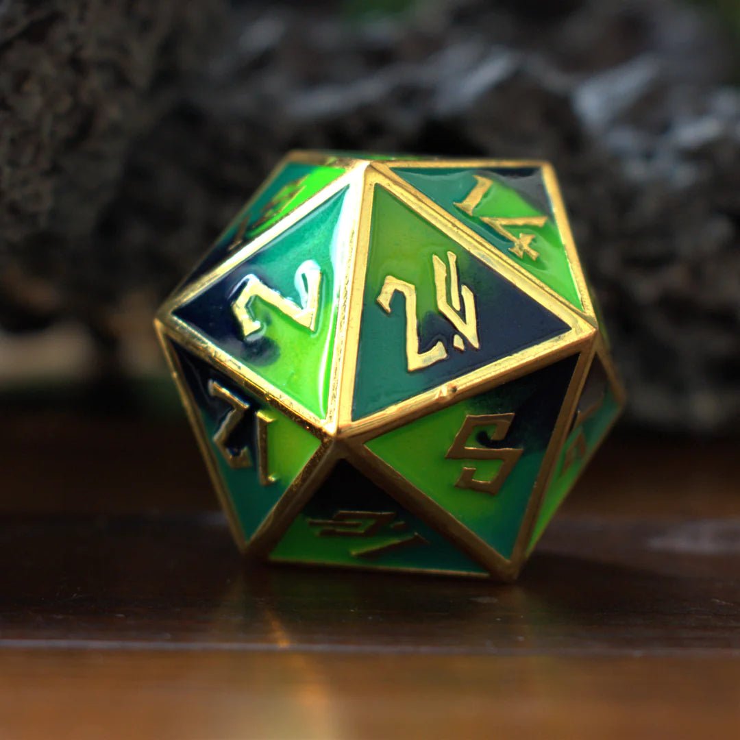 Misty Mountain Gaming: Mother Earth Metal Dice Set