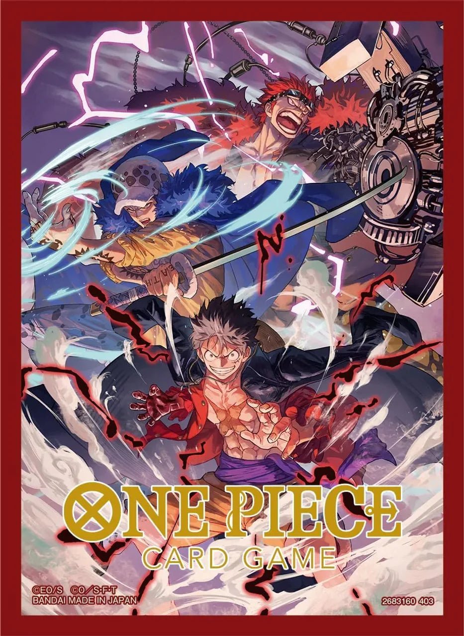 Collection of One Piece TCG: Official Sleeves Set 4 Pack in a gallery layout