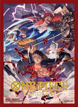 Collection of One Piece TCG: Official Sleeves Set 4 Pack in a gallery layout