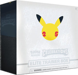 Collection of Pokemon Celebrations Elite Trainer Box in a gallery layout