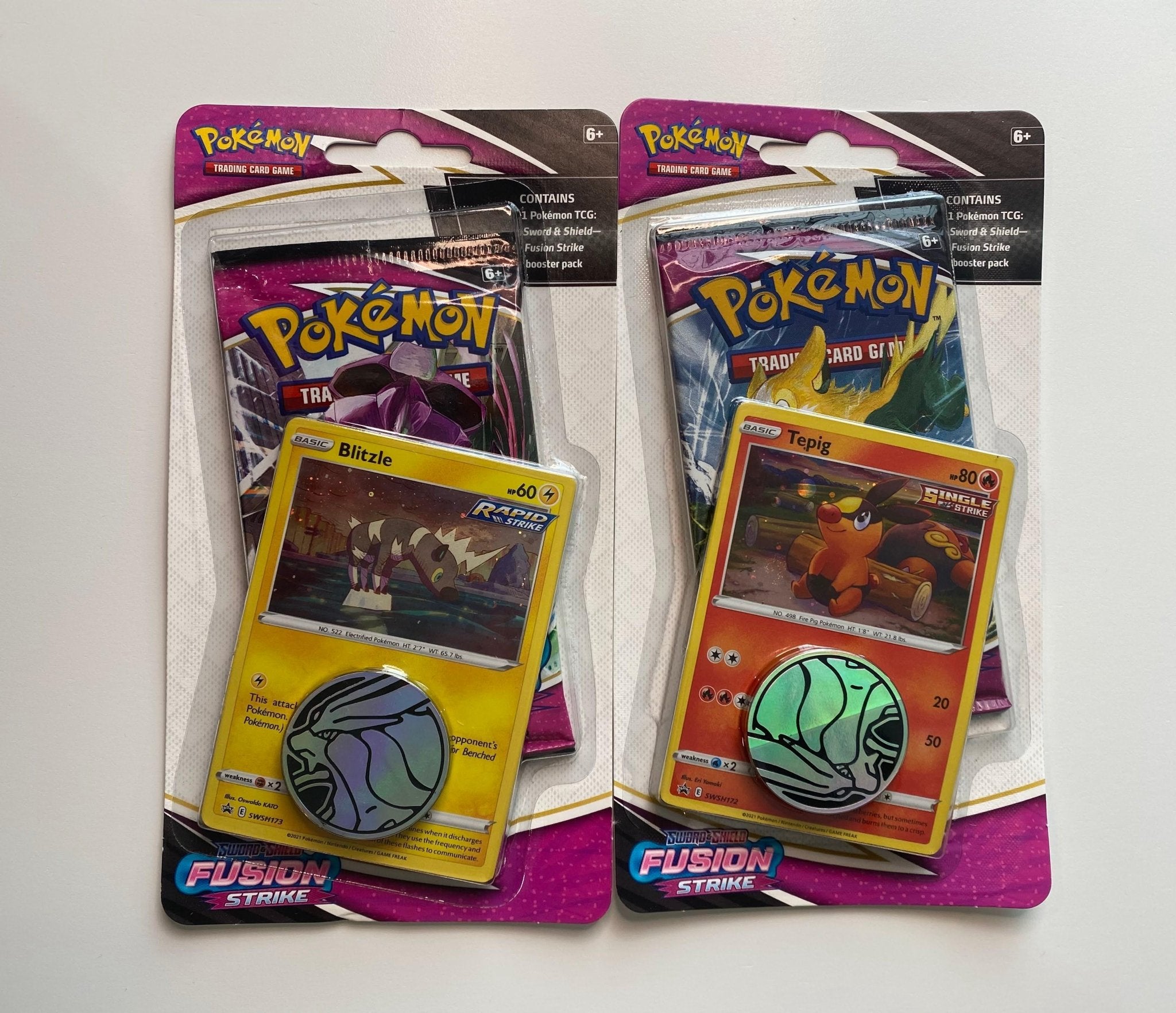 Pokemon Fusion Strike Checklane Blister Pack (Qty 2)