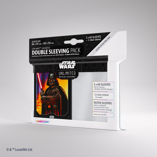 Star Wars: Unlimited Double Sleeving Pack Darth Vader (2x60)